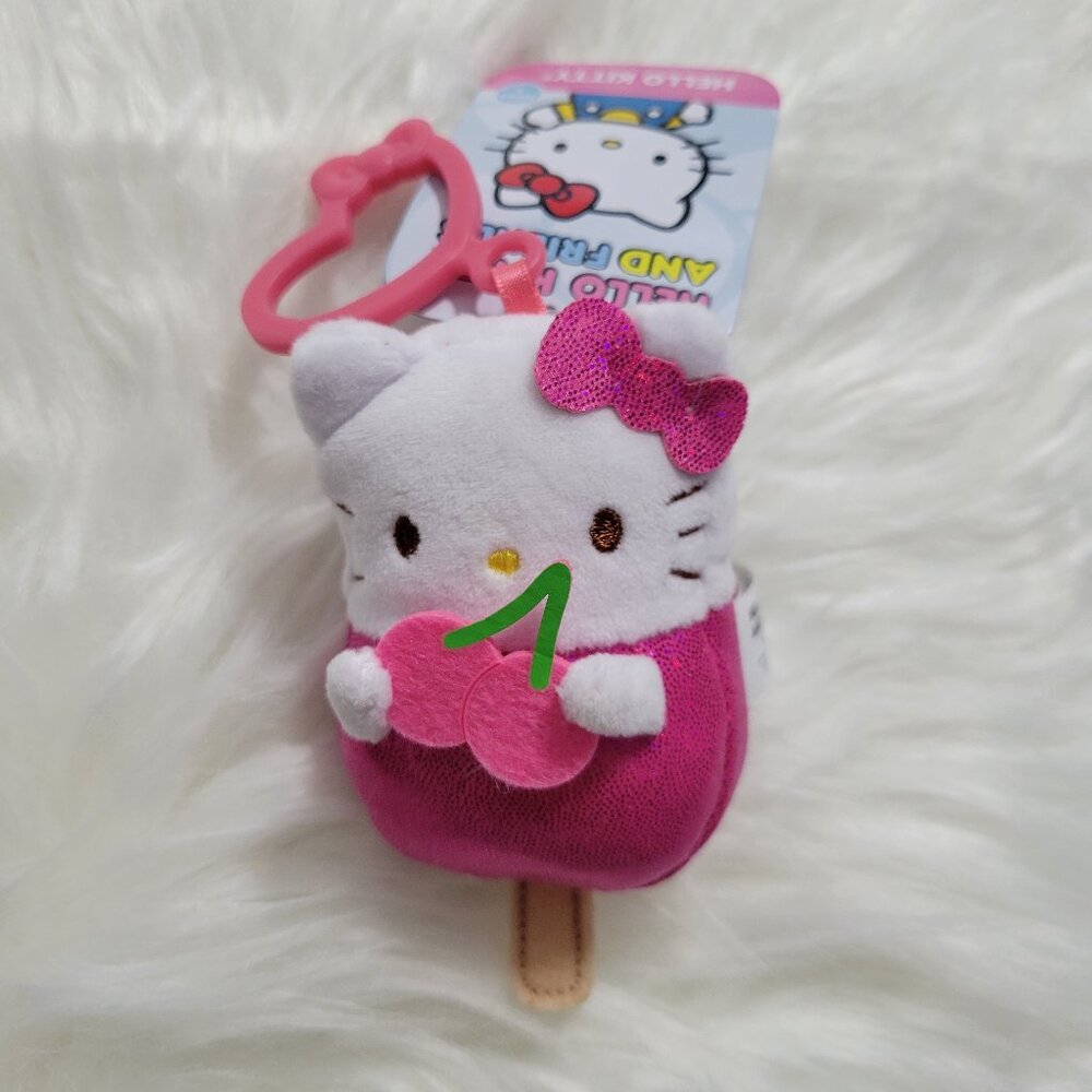 Hello Kitty Popsicle Design Keychain